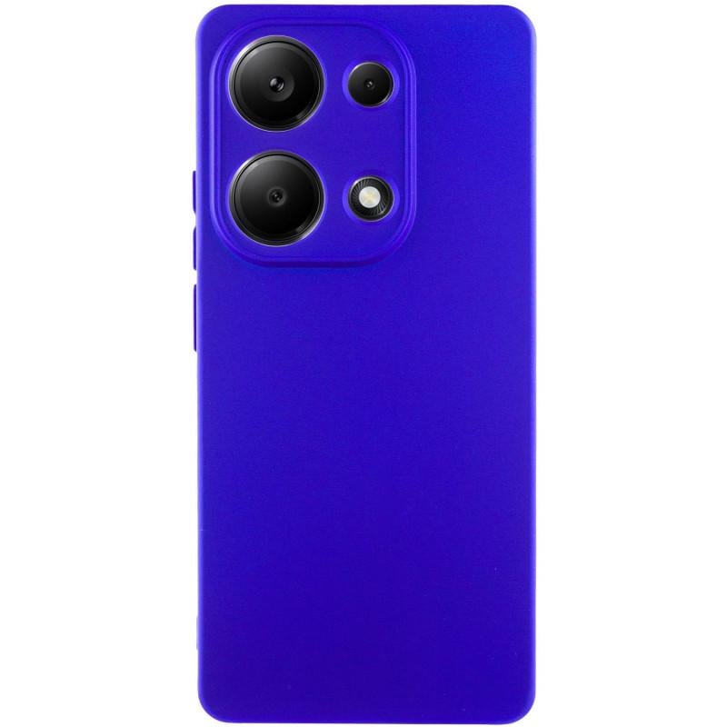 Протиударний чохол Silicone Cover Lakshmi Full Camera (AA) для Xiaomi Redmi Note 13 Pro 4G / Poco M6 Pro 4G Синій / Iris