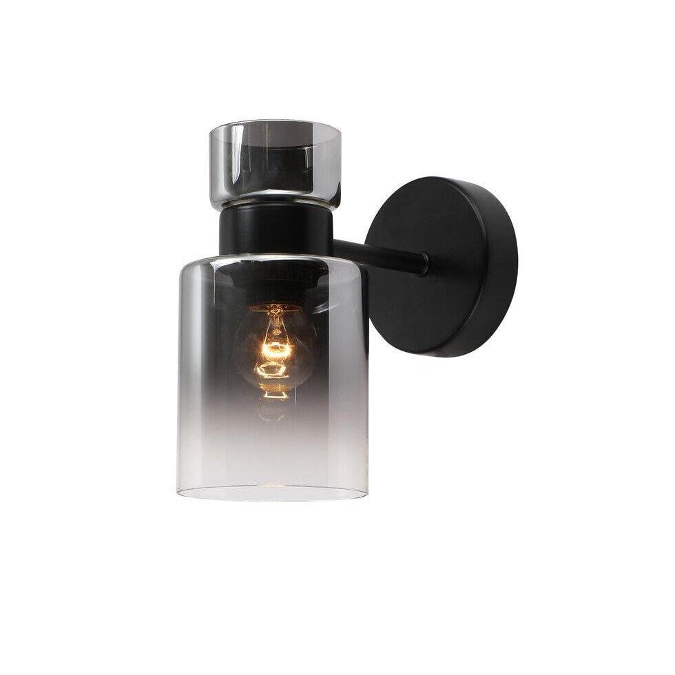 Бра Valeso с затемненным плафоном под лампу Е27 Черный (G 07470/1W Matte Black)