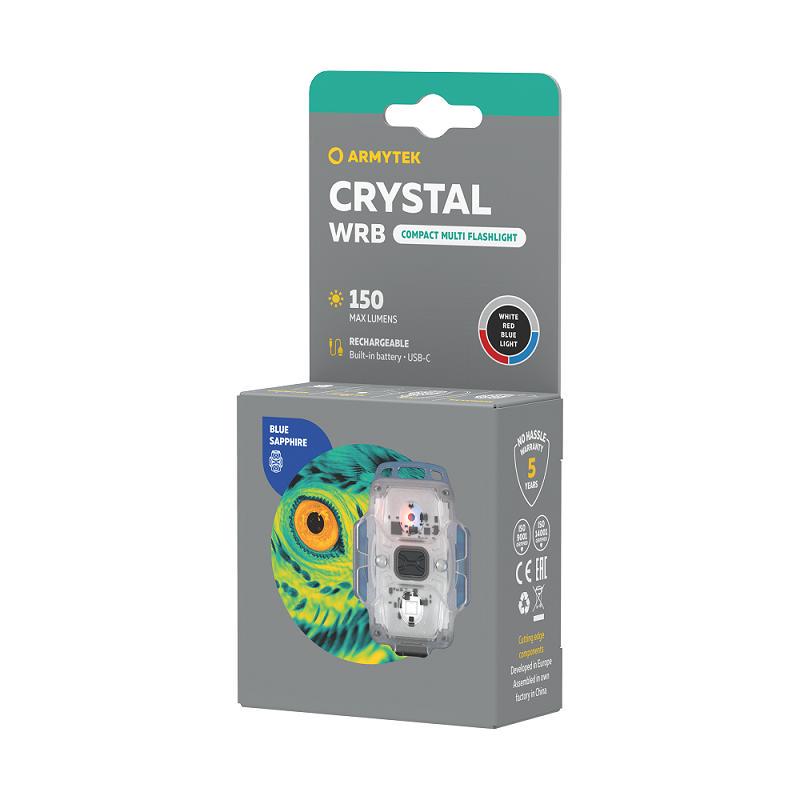 Фонарь мультифункциональный Armytek CRYSTAL v1.5 WRB USB-C Blue (23945276) - фото 2