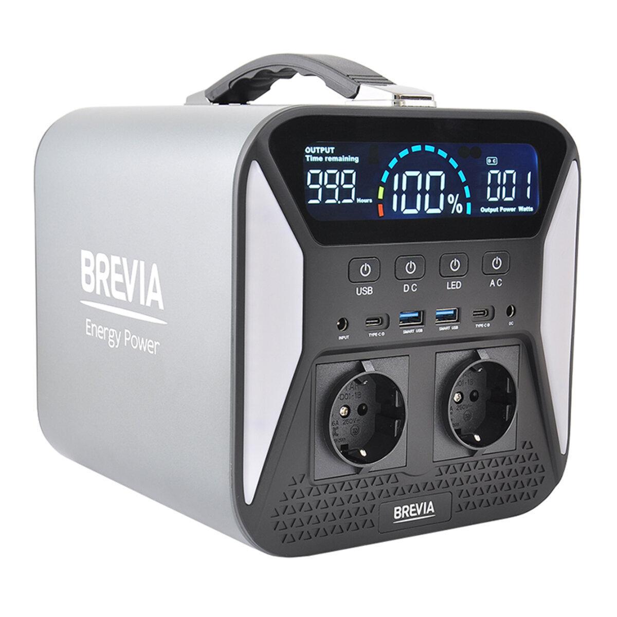 Зарядна станція Brevia 500W 500/1000 Вт 134400 mAh NCA48 3,8Wh 1500 циклів (6688)