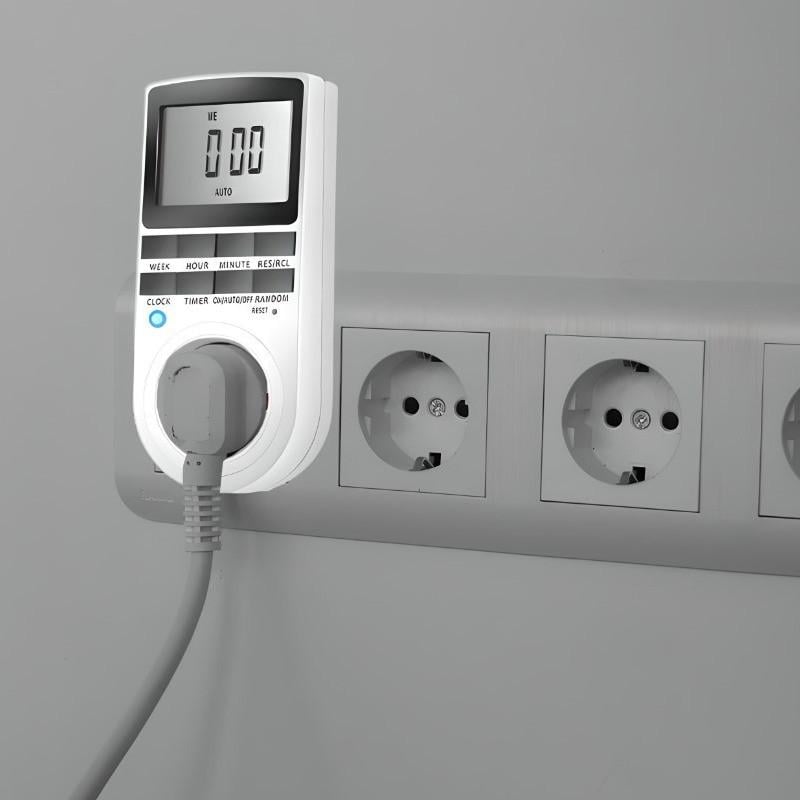 Розетка с таймером включения и выключения Timer Socket KWE-TM02-EU 8747 (020470) - фото 5