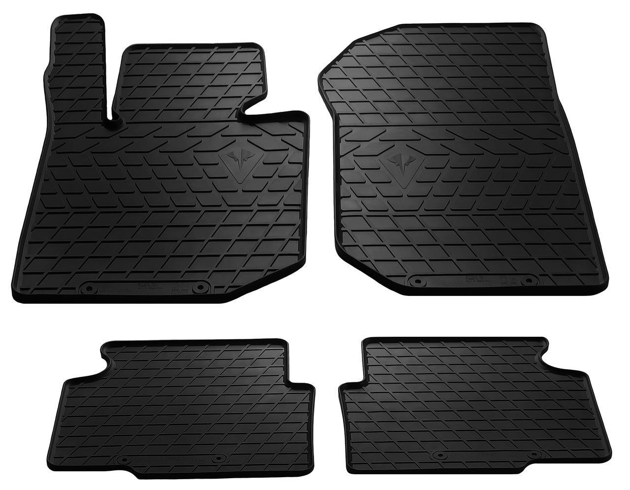 Коврики резиновые Stingray BMW 3 E36 90- design 2016 4 шт. Черный (1027184)