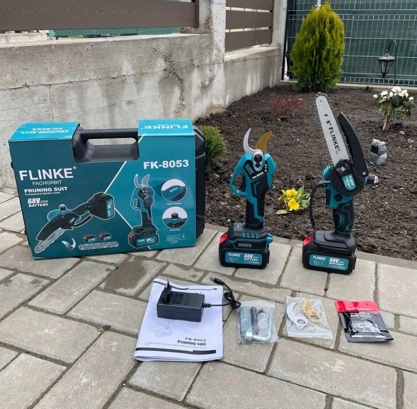 Секатор с аккумуляторной пилой Flinke/2 аккумуляторы 4 А/ч в кейсе (0061) - фото 3