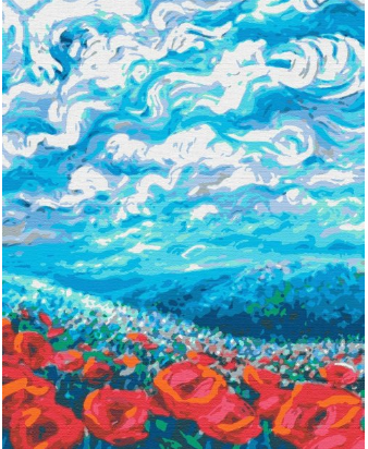 Картина по номерам Riviera Blanca Зефирное небо 40x50 см без коробки (RB-0354)