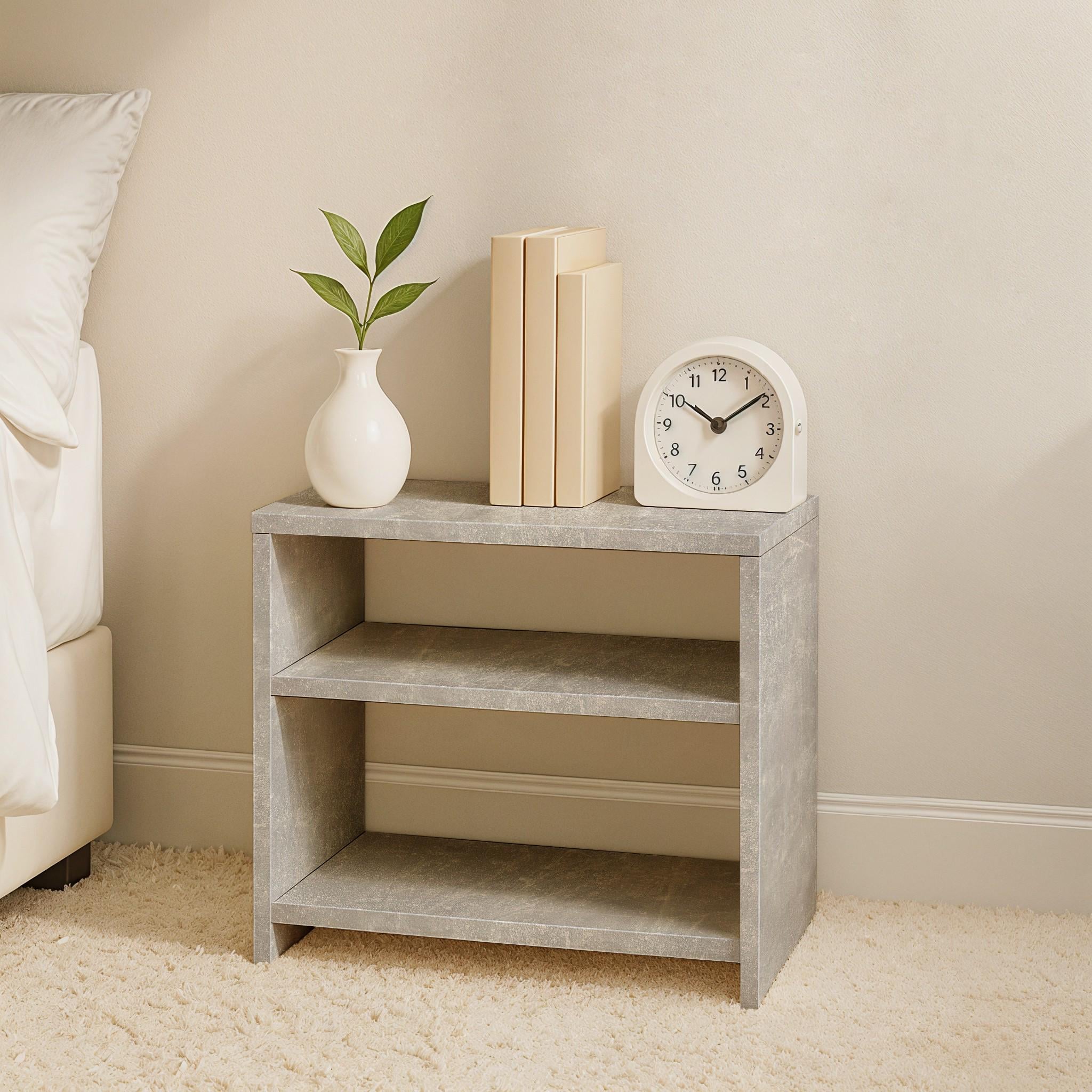 Тумба прикроватная Porter 340х252х352 мм Бетон