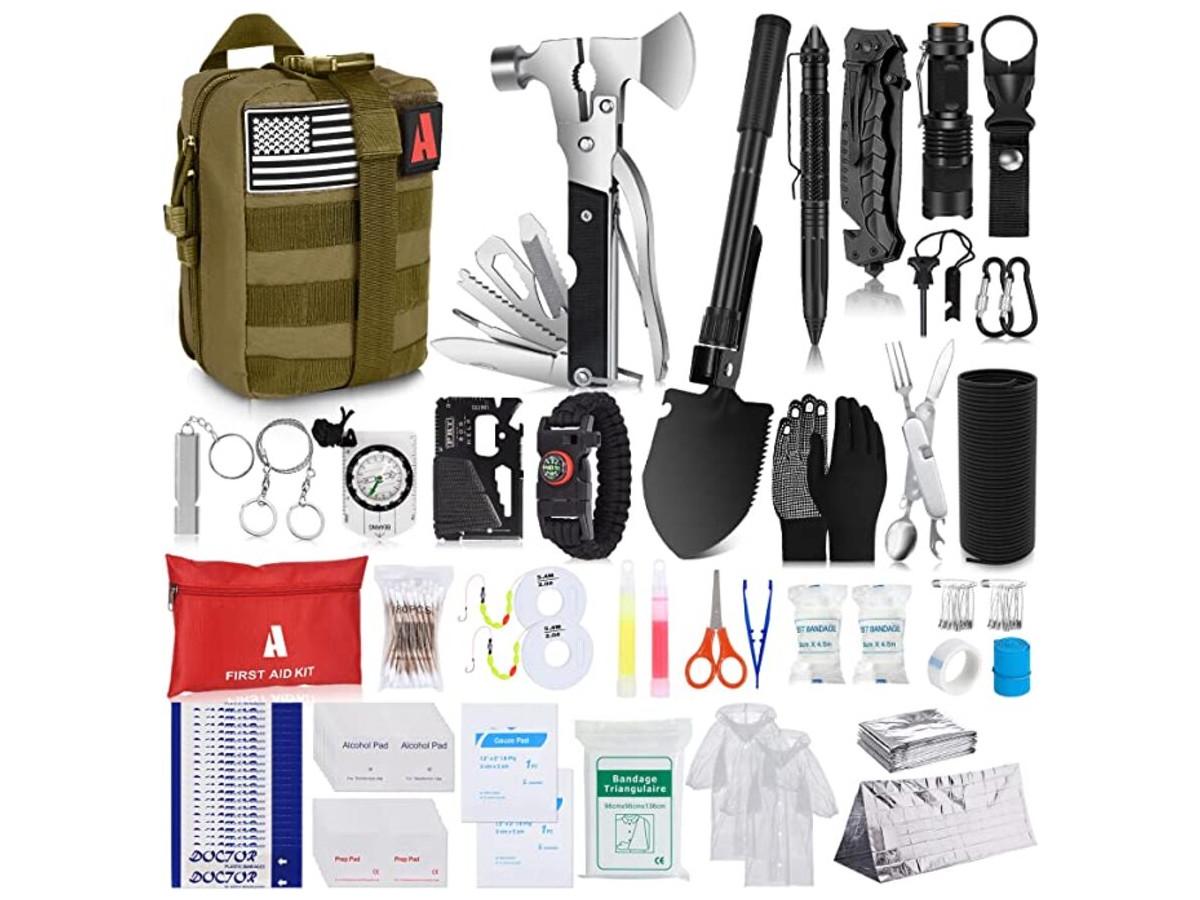 Аптечка аварійна Napasa Survival Kit Khaki 232 предмета