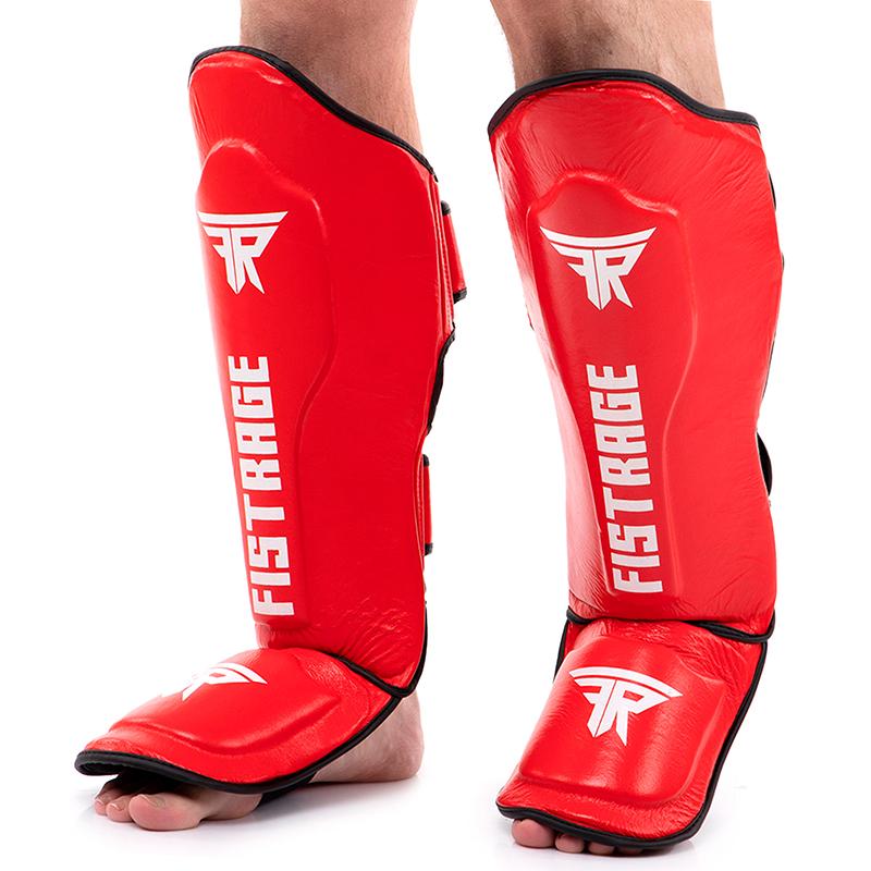 Защита для единоборств Fistrage VL-8472 голени и стопы L Красный (37508166)