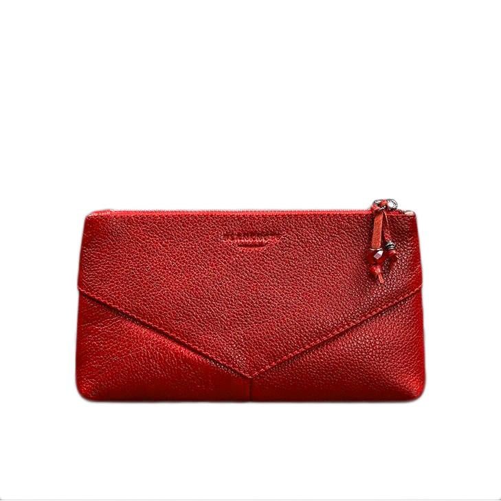 Косметичка шкіряна 1.0 Червоний (A-026279)