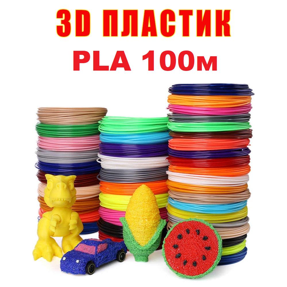 Набір PLA пластику для 3D ручки 100 м 20 кольорів - фото 3