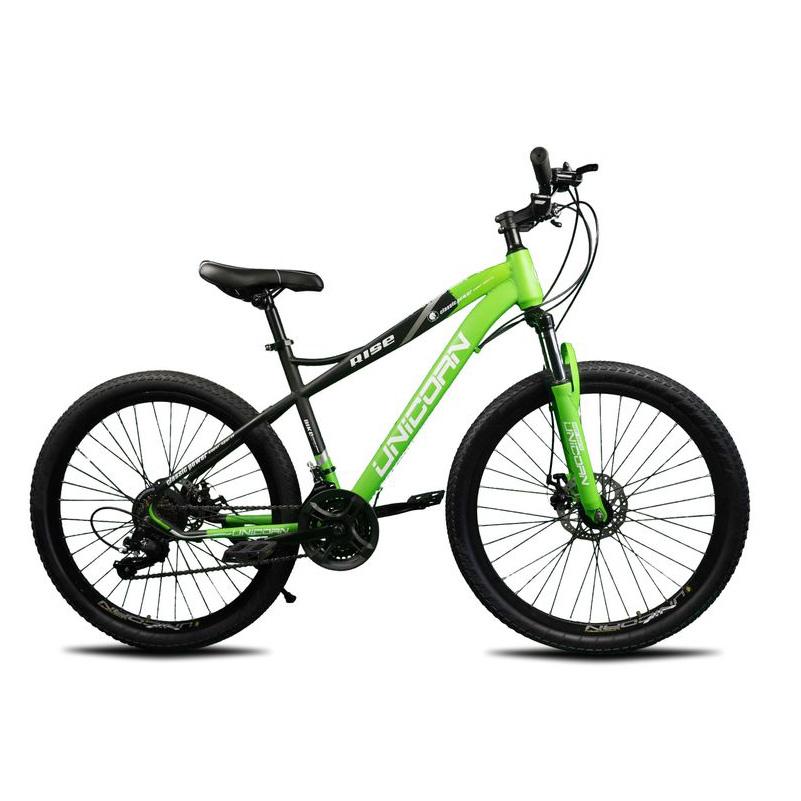 Велосипед Unicorn Rise 26" 2021 Черно-зеленый (000UR26Z) Велосипед Unicorn Rise 26" 2021 Черно-зеленый (000UR26Z)