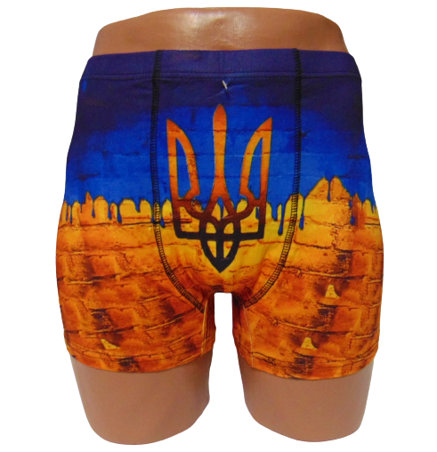 Трусы мужские Wenzhi 101 XXL Синий/Желтый Трусы мужские Wenzhi 101 XXL Синий/Желтый