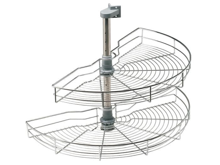 Карусель 1/2" Giff 2 полки d 750 мм Хром (08826)