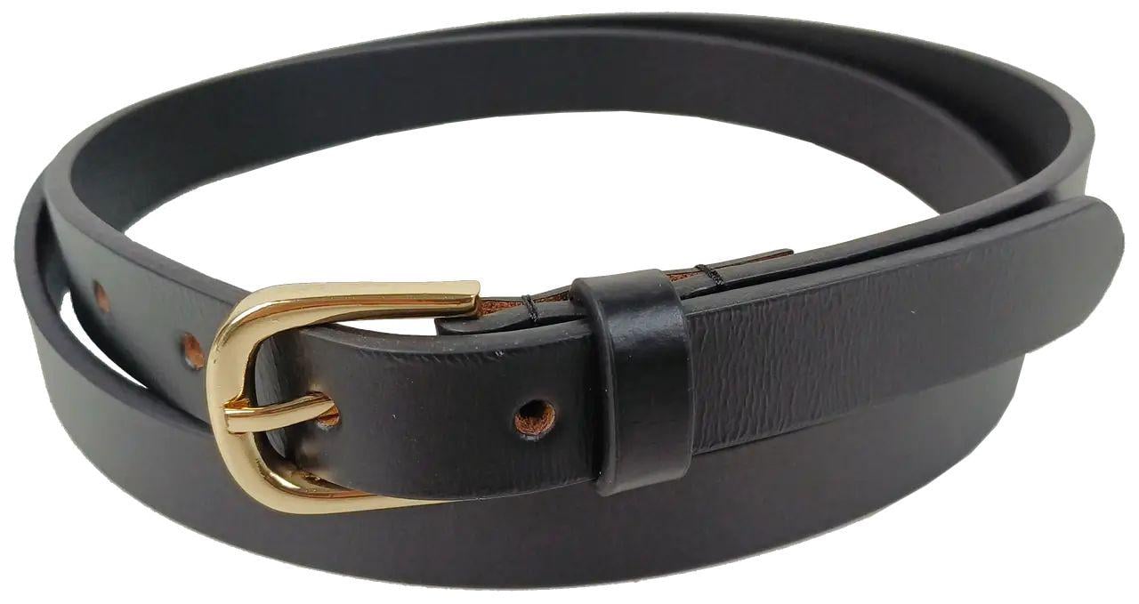 Ремінь жіночий LS натуральна шкіра 120х2 см Чорний (454141009) - фото 2