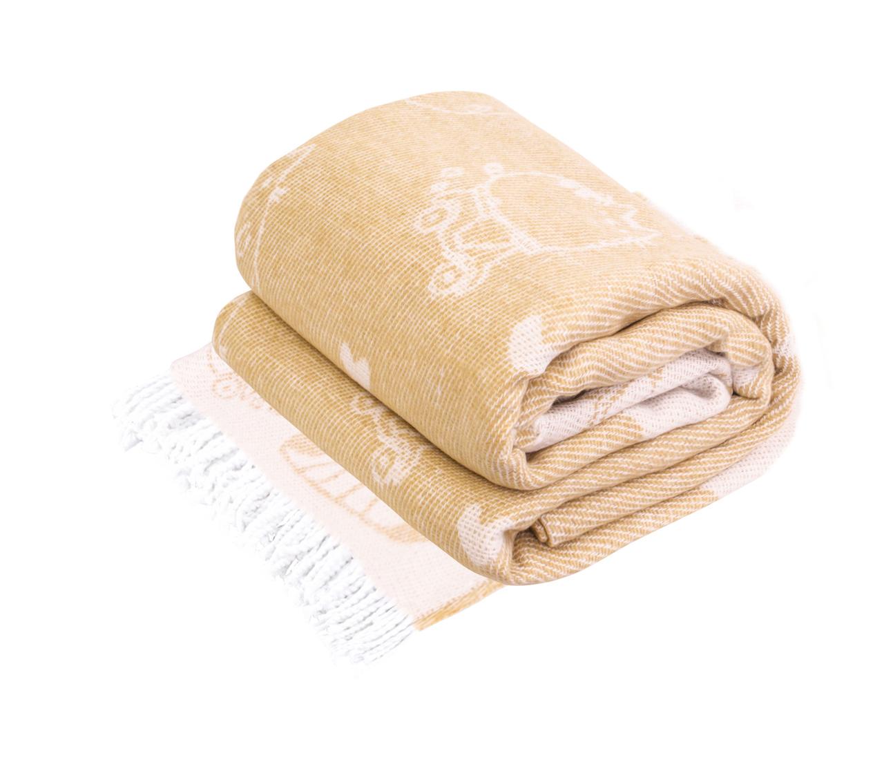 Плед хлопковый Love You Коты 140x200 см (4140)