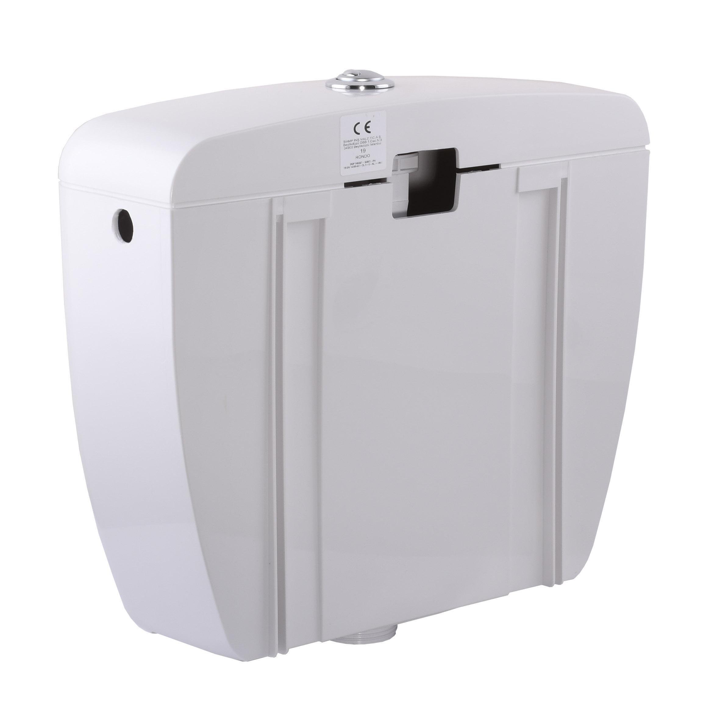 Бачок для унитаза SIAMP Rondo ABS-пластик универсальный (30361142) - фото 3