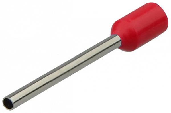 Наконечник изолированный АСКО-Укрем НТ 1,0-18 1 мм2 гильза 18 мм 100 шт. Красный (A0060010021)