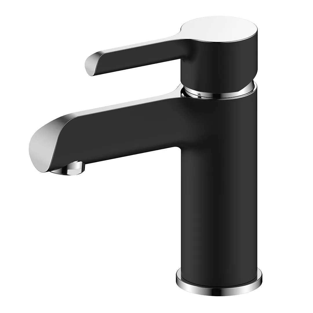 Смеситель для раковины Gappo G1003-6 Черный/Хром