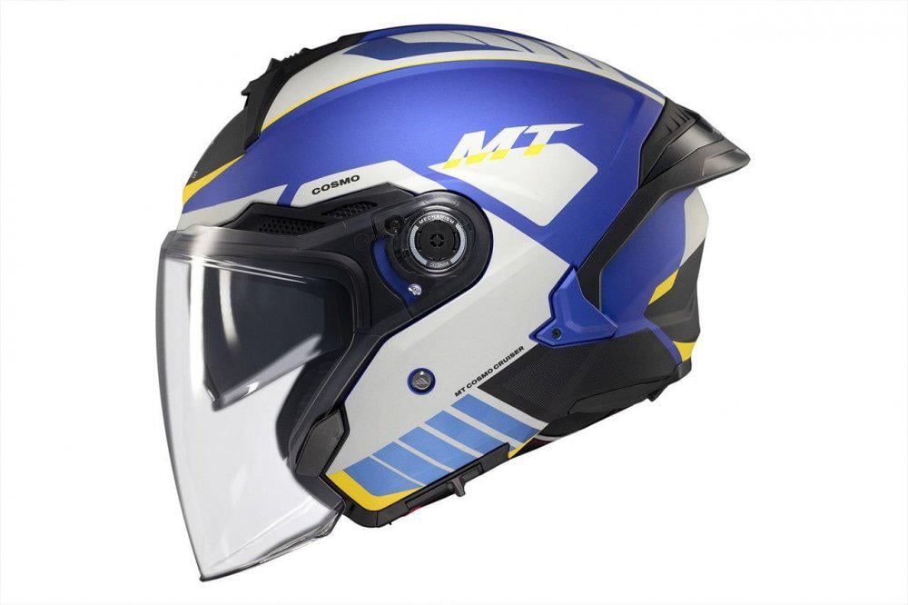 Мотошолом MT HELMETS Cosmo SV Cruiser C7 L Matt Blue (36012)