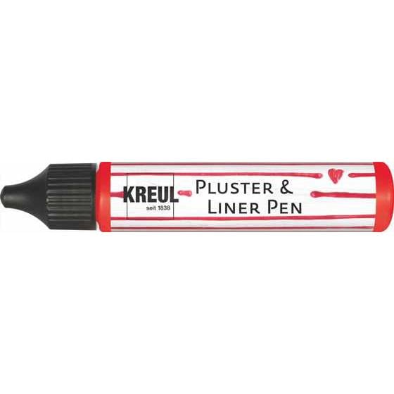 Контур опухаючий Pluster Liner Pen Kreul 29 мл Полуничний (KR-49807)