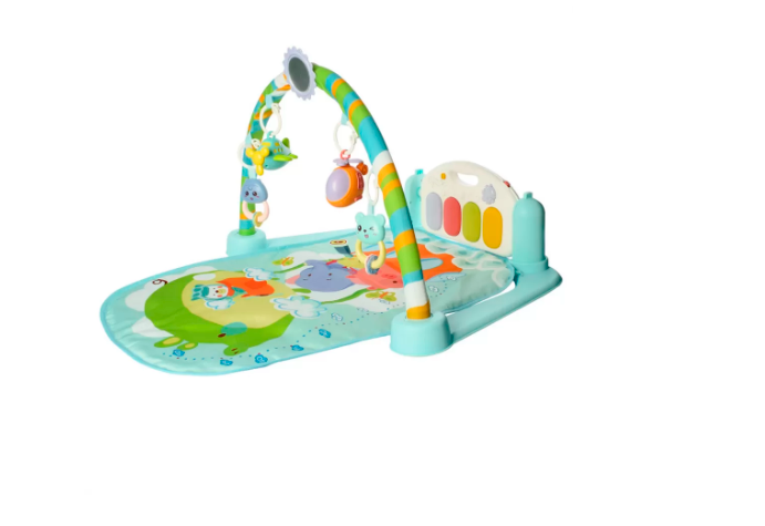 Коврик развивающий для младенца Bambi с пианино и погремушками 68х44 см (63-75-9912N)