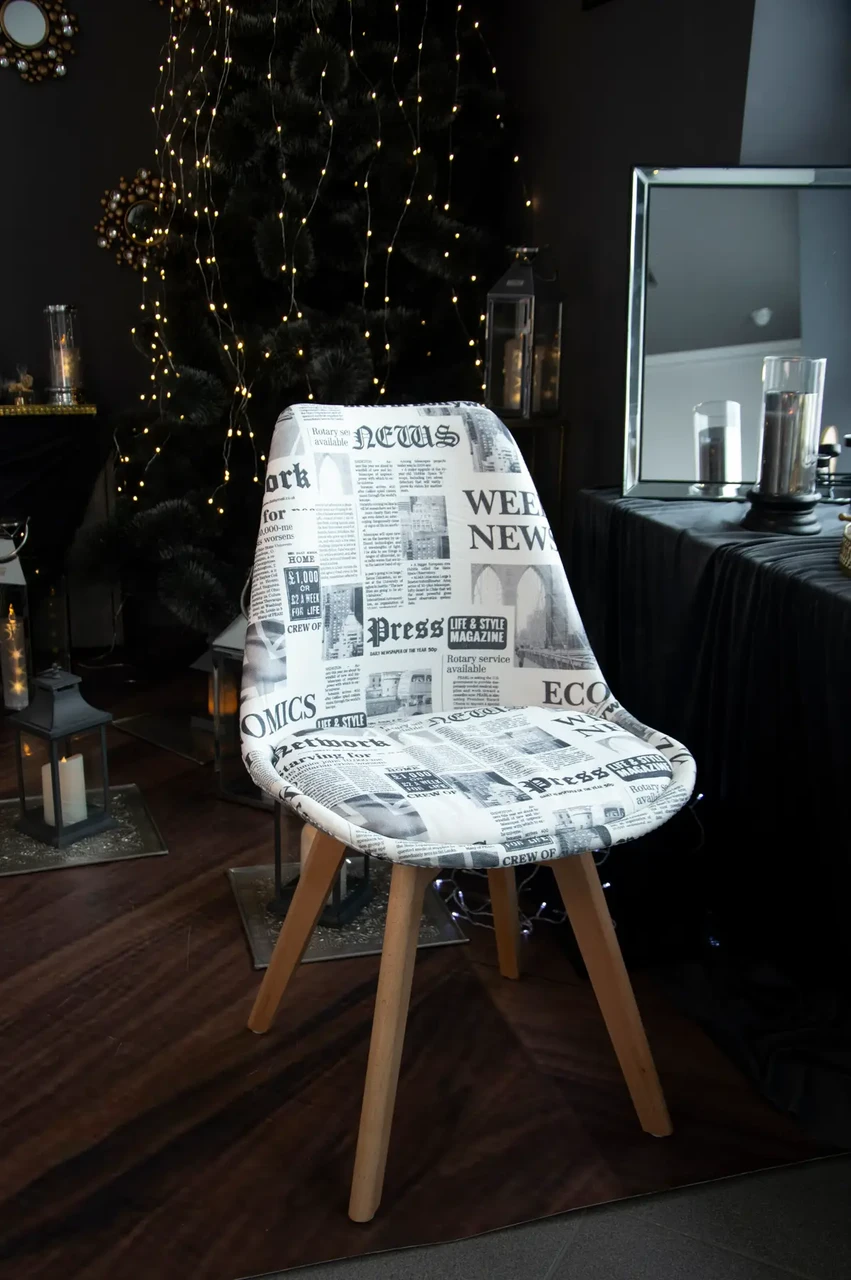 Стул для кухни обеденный Bonro B-487 FB с текстом (47000045) - фото 10