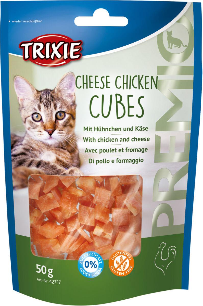 Лакомство для кошек Trixie Premio Cheese Chicken Cubes кубики с курицей и сыром 50 г (1789920321)