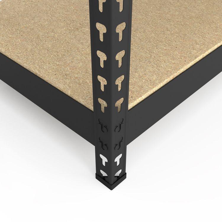 Стелаж Меткас Титан КД 300 кг/полицю 5 полиць ДСП металевий 2160x1200x500 мм (2640911508) - фото 7 Стелаж Меткас Титан КД 300 кг/полицю 5 полиць ДСП металевий 2160x1200x500 мм (2640911508) - фото 7