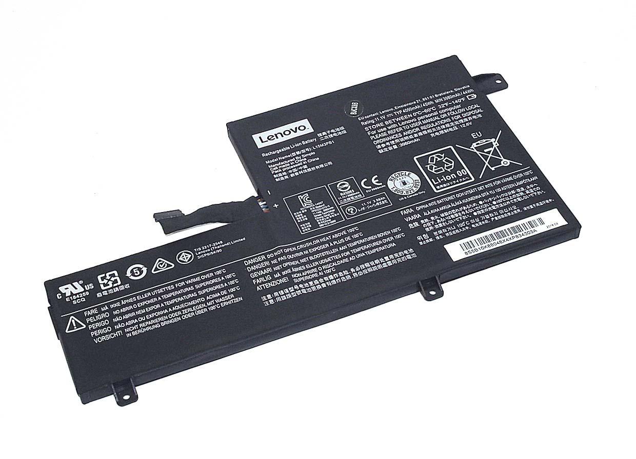 Аккумулятор для ноутбука Lenovo-IBM L15M3PB1 N22/N23/Chromebook 11,1 V 3980 mAh (064659)