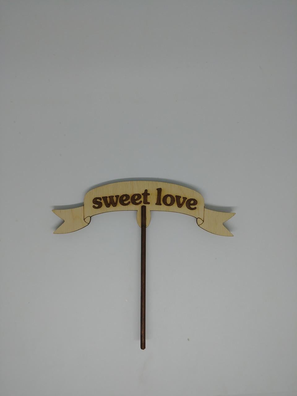 Заготовка из фанеры топпер Sweet love 150x140 мм 5 шт. (т161)