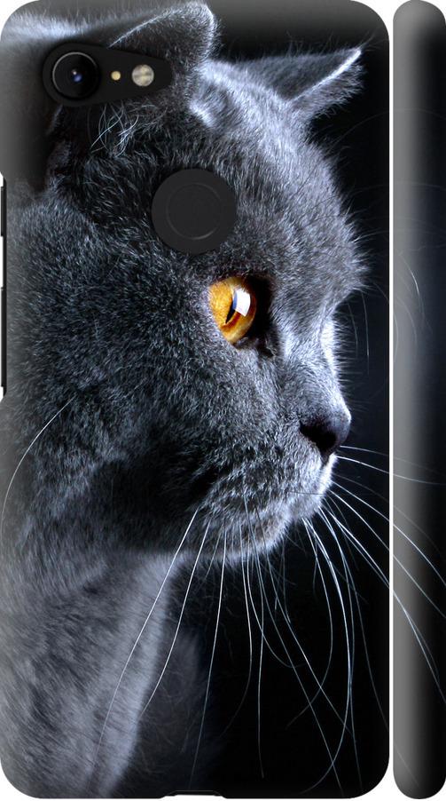 Чехол на Google Pixel 3 XL Красивый кот (3038m-1523-42517)