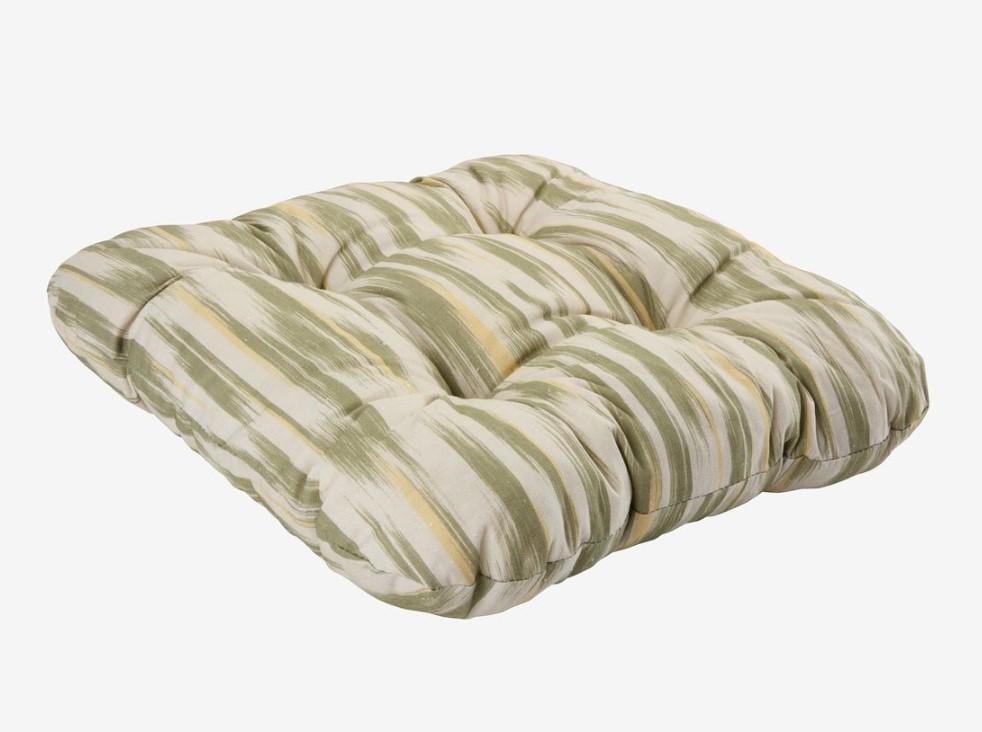 Подушка садовая полиэстер/хлопок 38х38х8 см (90f51518)