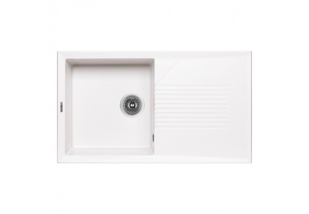 Кухонна мийка Lidz 860х500/240 WHI-01 (LIDZWHI01860500240)