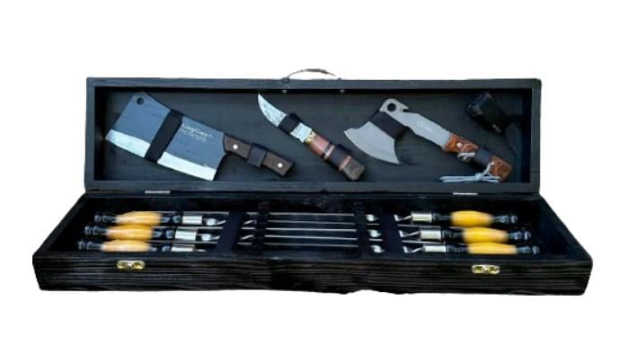 Набір шампурів Хижак №4 M2 у кейсі (19139727)