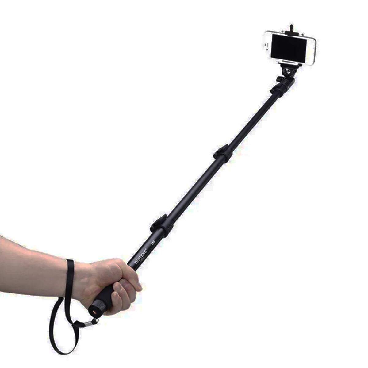 Монопод-штатив Yunteng YT-1288 Pro телескопический со съемной кнопкой 125 см Black (YT 1288) - фото 2 Монопод-штатив Yunteng YT-1288 Pro телескопический со съемной кнопкой 125 см Black (YT 1288) - фото 2