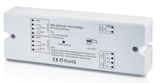 Конвертер-шлюз SR-2501 0-10V/PWM RF to 0-10V/PWM (17814)