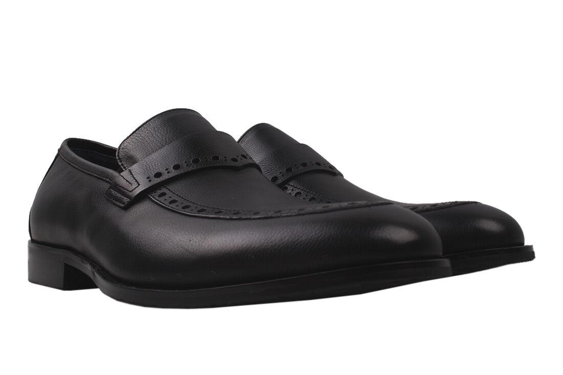 Туфли мужские Brooman натуральная кожа р. 44 Черный (833-20DT)