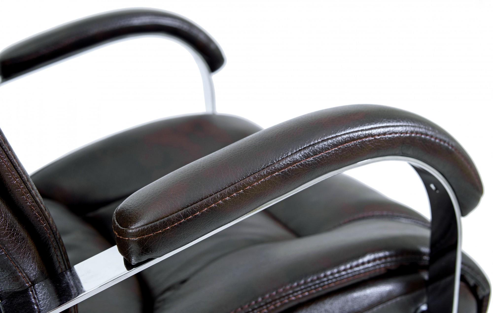 Крісло офісне комп'ютерне Magistr Титан Dark Brown Хром М2 AnyFix Коричневий - фото 4 Крісло офісне комп'ютерне Magistr Титан Dark Brown Хром М2 AnyFix Коричневий - фото 4