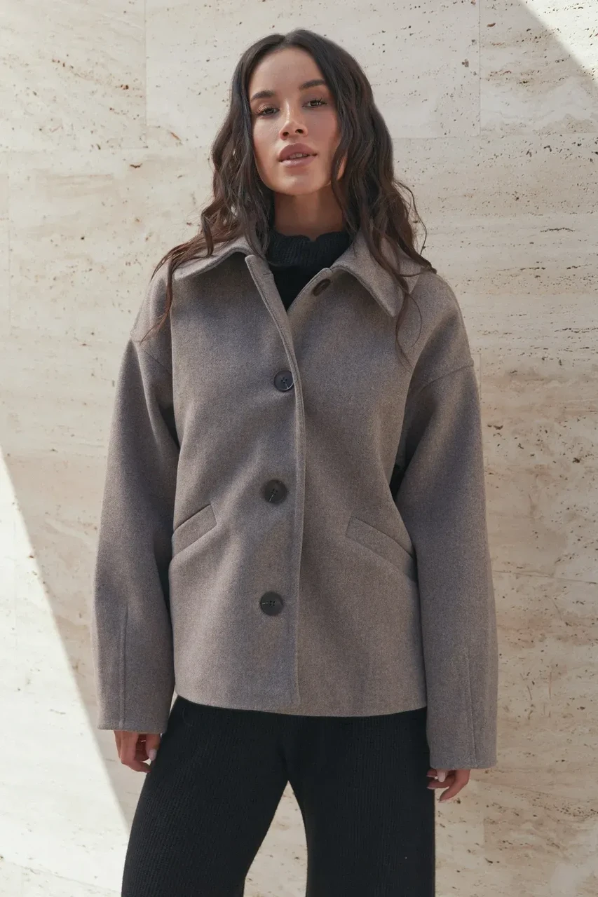 Пальто женское Seventeen S-M Коричневый - фото 4 Пальто женское Seventeen S-M Коричневый - фото 4