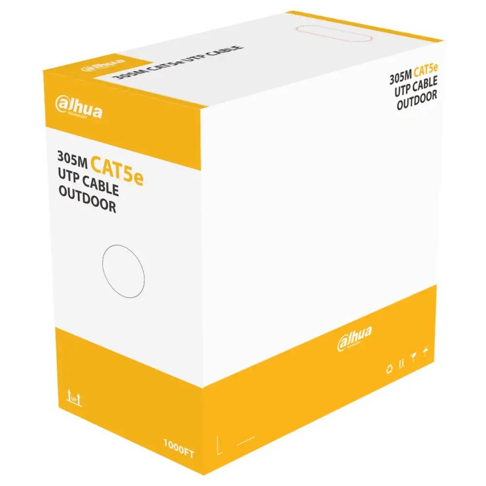 Кабель Dahua PFM920-5EU UTP-cat.5e кручена пара мідний вуличний 4x2x0,5 мм бухта 305 м (PFM920-5EU) - фото 2 Кабель Dahua PFM920-5EU UTP-cat.5e кручена пара мідний вуличний 4x2x0,5 мм бухта 305 м (PFM920-5EU) - фото 2