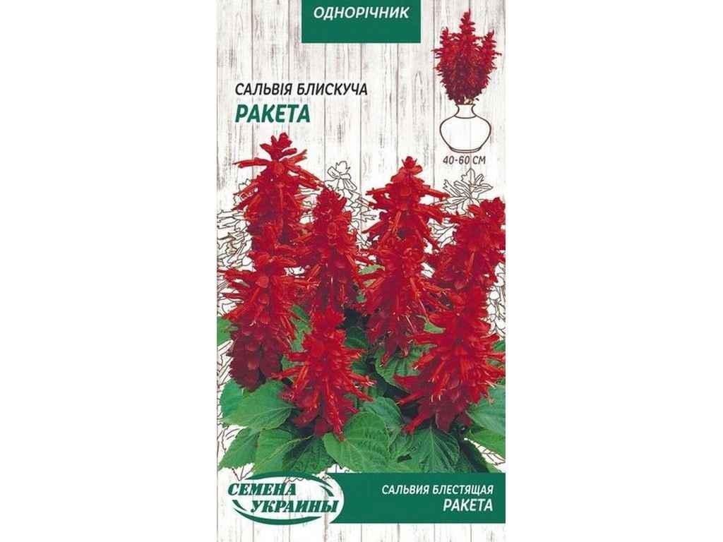 Насіння Сальвія Насіння України блискуча ОД 0,2 г 10 пачок (578228) Насіння Сальвія Насіння України блискуча ОД 0,2 г 10 пачок (578228)