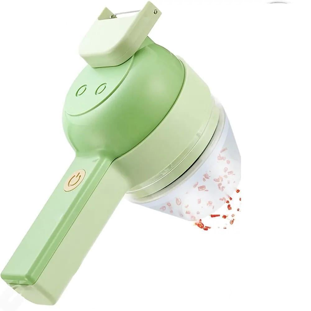 Овочерізка ручна електрична 4в1 Зелений (9fc832e4)