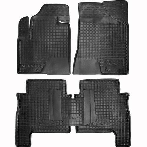 Коврики в салон AVTO-Gumm Hyundai Santa Fe II 06-10 5 мест Черный (11164)
