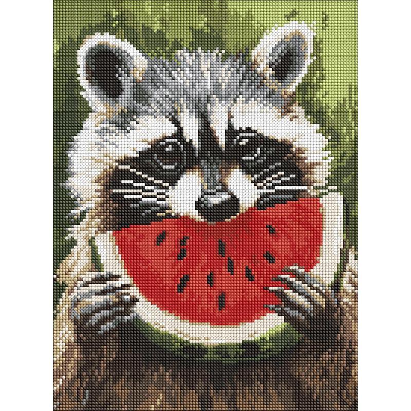 Алмазная мозаика Ideyka Сочный арбуз 30x40 см (AMO8273)