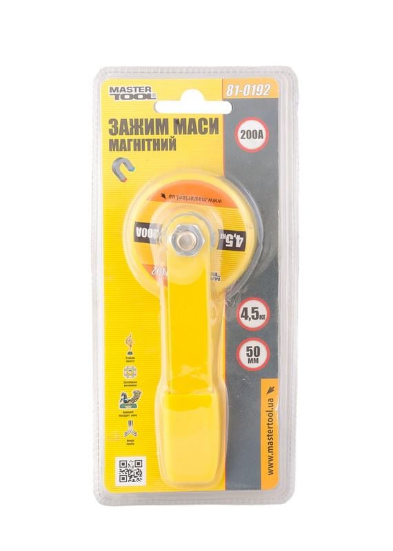 Зажим массы магнитный Mastertool 4,5 кг D 50 мм 200 А (81-0192) - фото 3