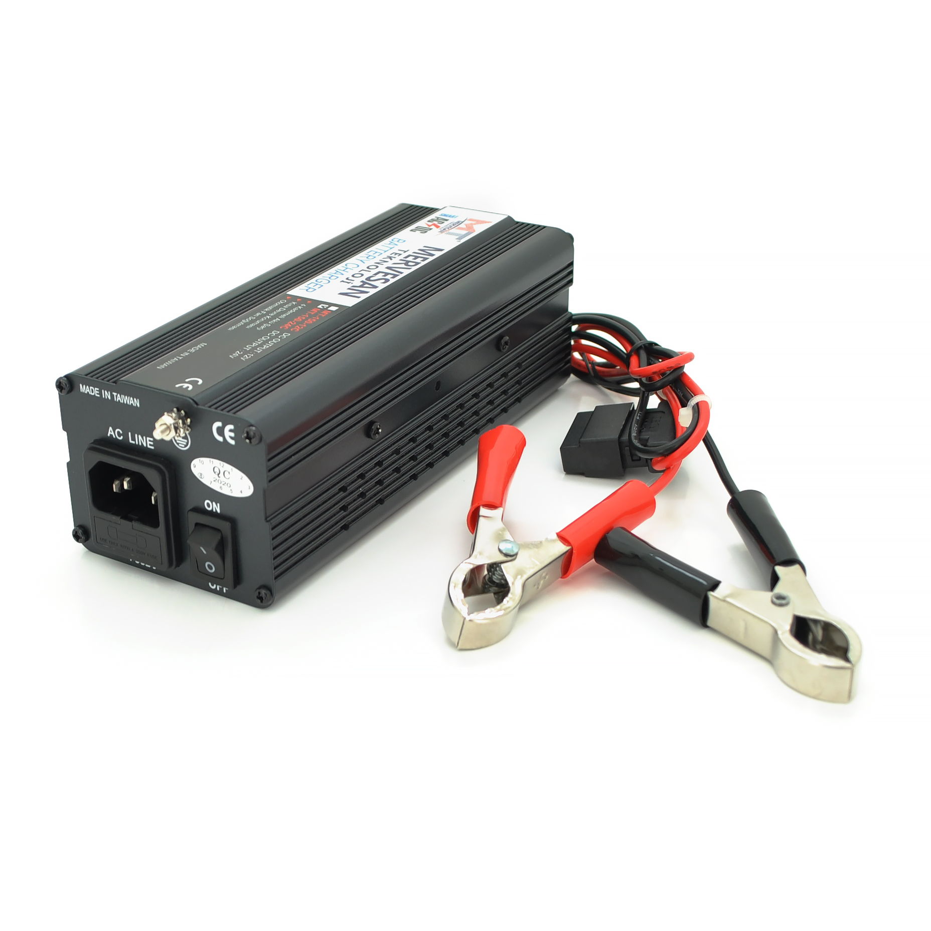 Зарядное устройство Mervesan MT-150-24C 24V-6A автоматическое с крокодилами (29293)