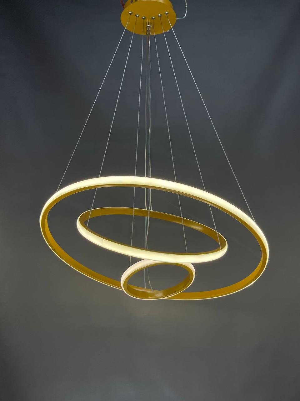 Люстра светодиодная Zilini ER011/60/40/20 110W Золотой (23916374) - фото 3 Люстра светодиодная Zilini ER011/60/40/20 110W Золотой (23916374) - фото 3