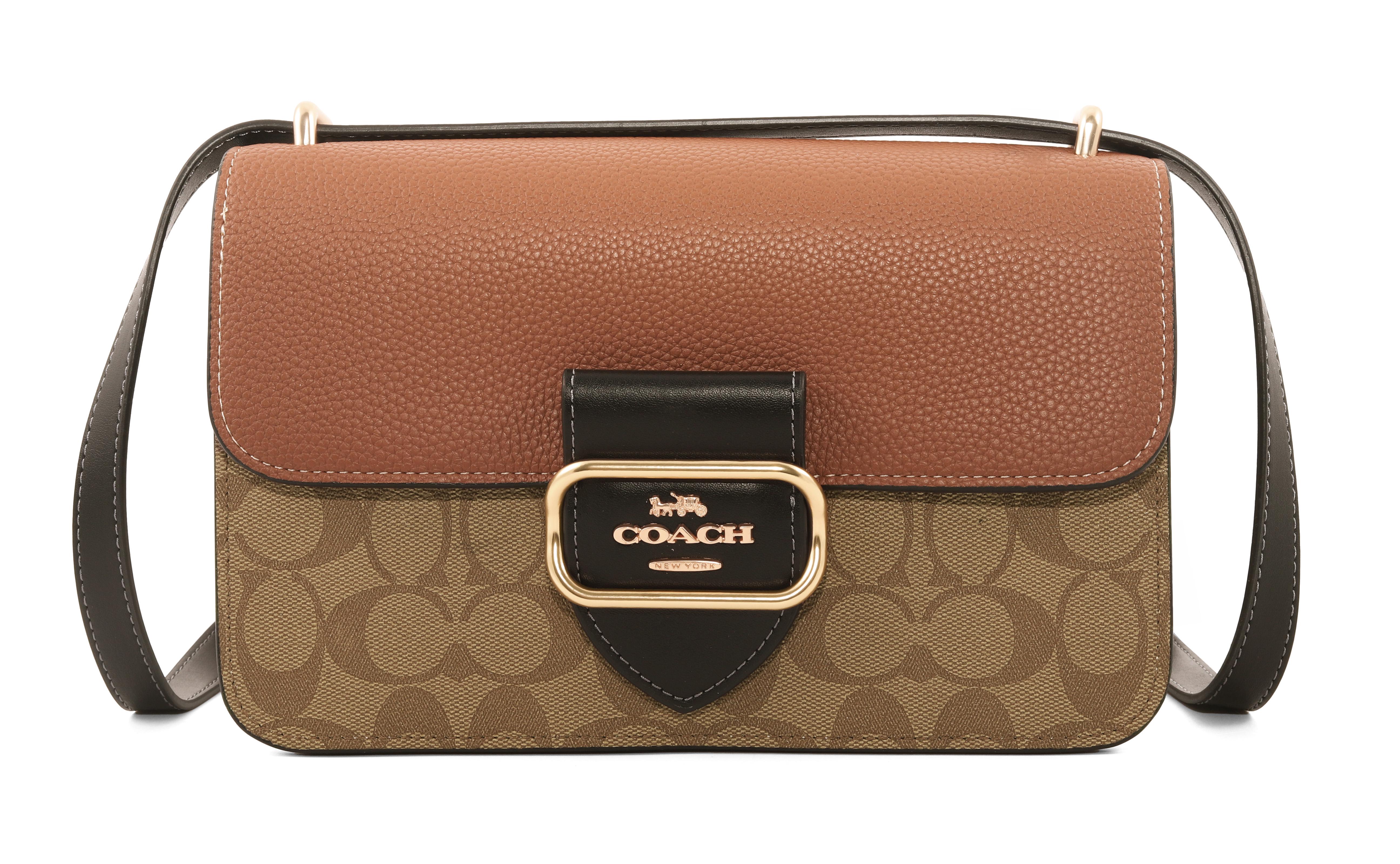 Сумка женская Coach Morgan Crossbody Gold/Khaki Multi