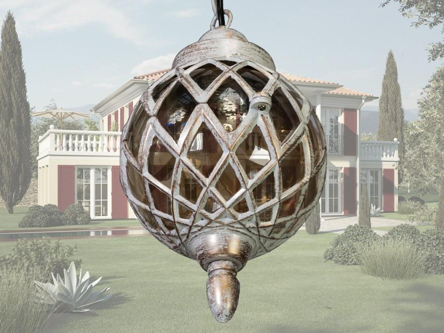 Садовый светильник Белый/Патина (DJ070-S-H WH) - фото 2 Садовый светильник Белый/Патина (DJ070-S-H WH) - фото 2