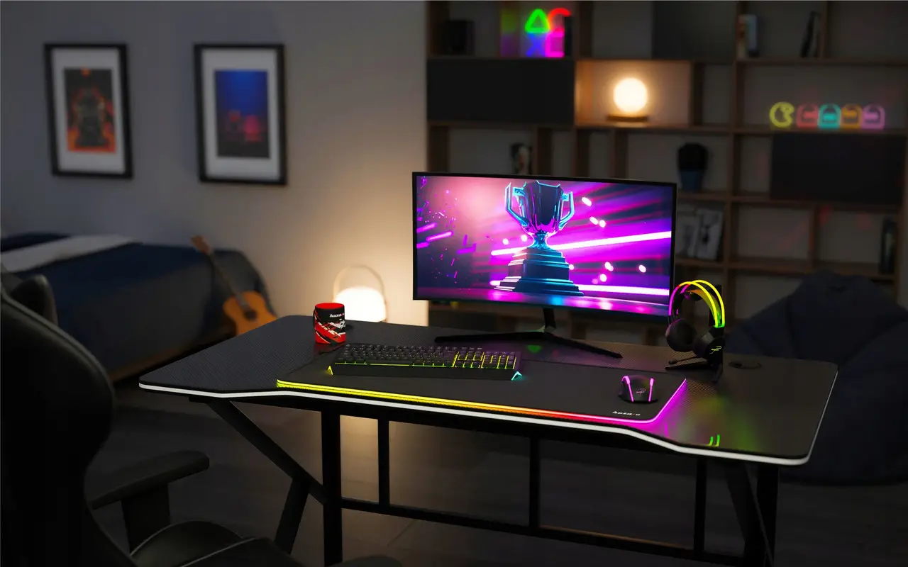 Стол игровой Huzaro Hero 1.6 Black (4568934)