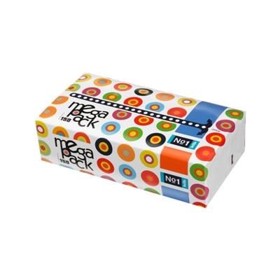 Платки бумажные универсальные двухслойные Bella №1 Mega Pack 150 шт.